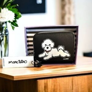 Marc Tetro Bichon Frise Wallet wristlet NEW in box!
